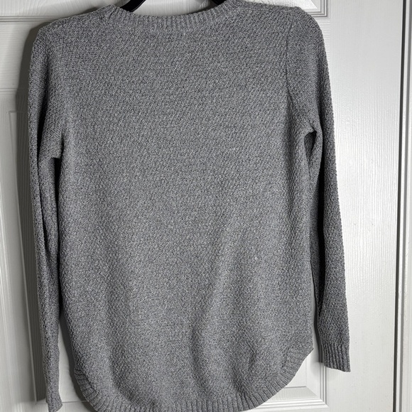 Pink Clover Men's Crewneck Sweater in Heather Gray - Picture 3 of 4